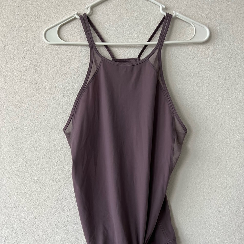 Lululemon mesh yoga top.